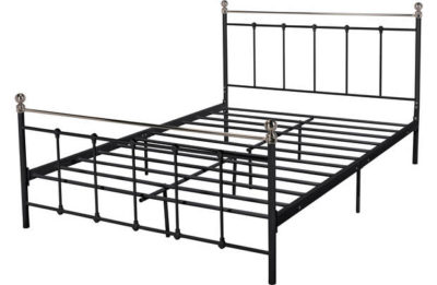 Collection Eversholt Double Bed Frame - Black.